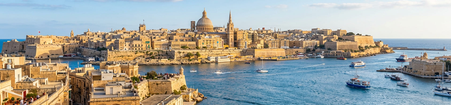Valletta skyline representing Malta company formation services