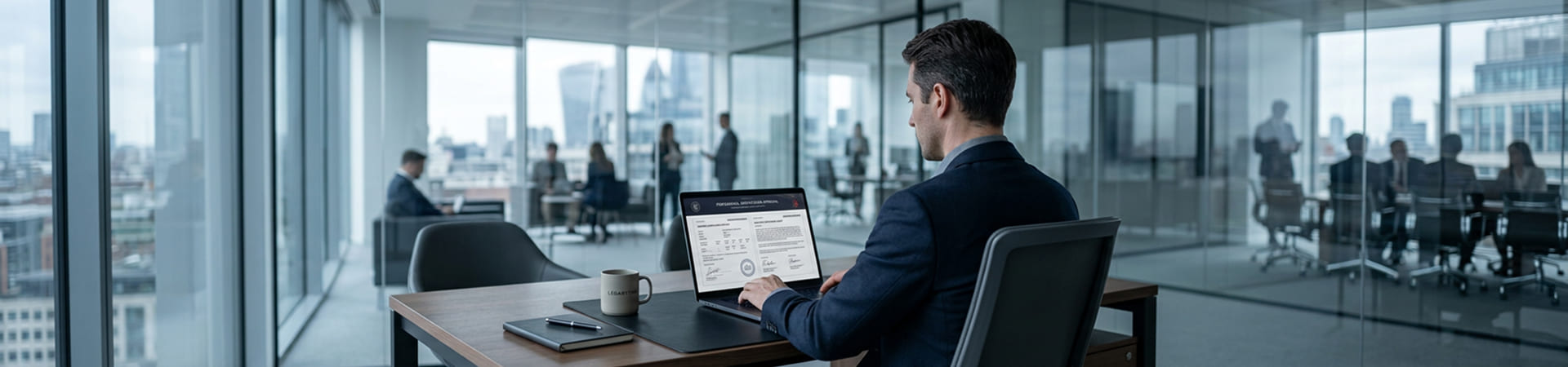 Man working at a desk representing iGaming compliance and certification