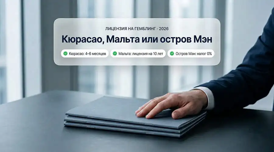 Кюрасао, Мальта или остров Мэн: лицензия на гемблинг для рынков Tier-1 в 2026 году